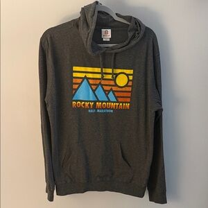 Rocky Mountain Graphic Hoodie - Dark Gray